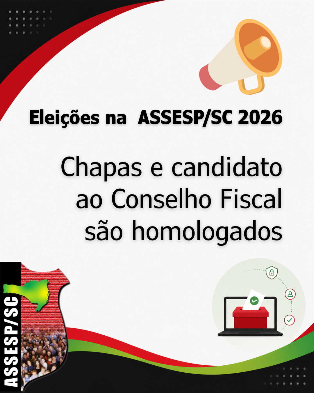 Comissão homologa chapas para as eleições na ASSESP